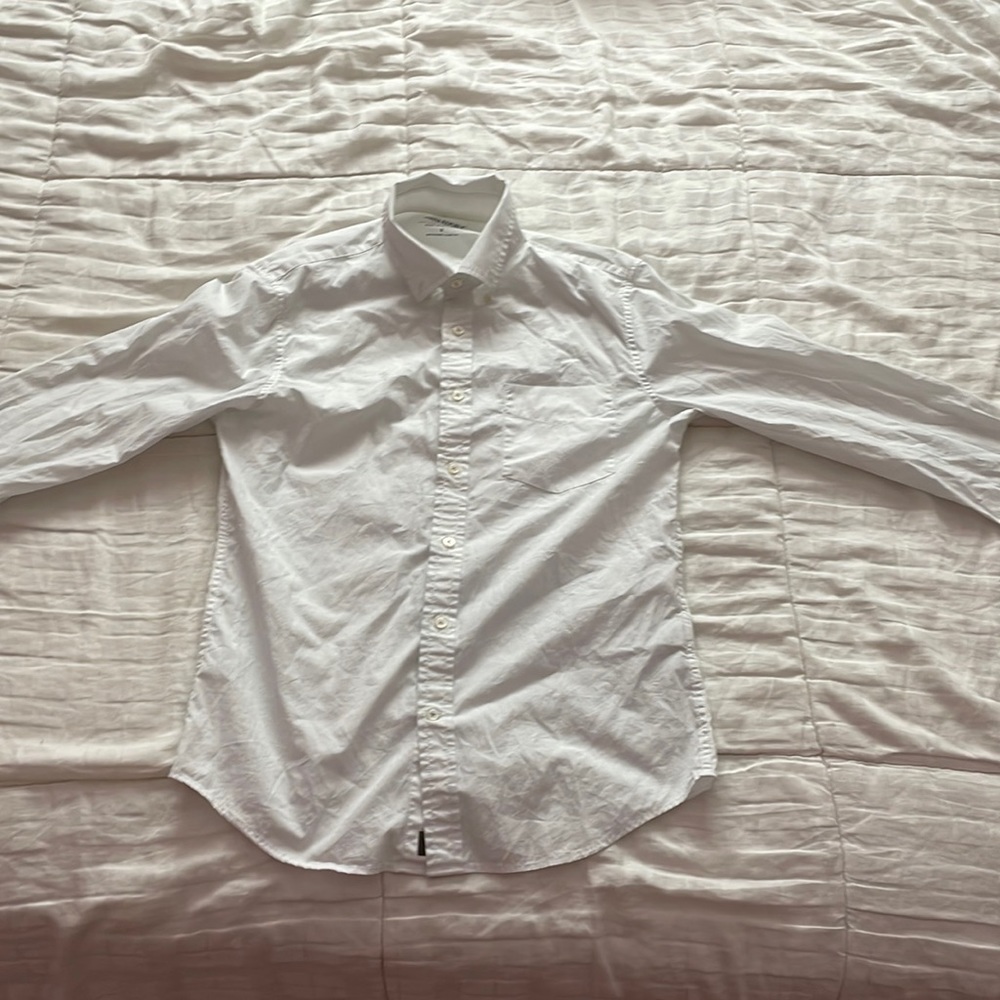 White Banana Republic Button Down